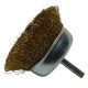 Cup brush 75mm brass w/shank Cup brush 75mm brass w/shank