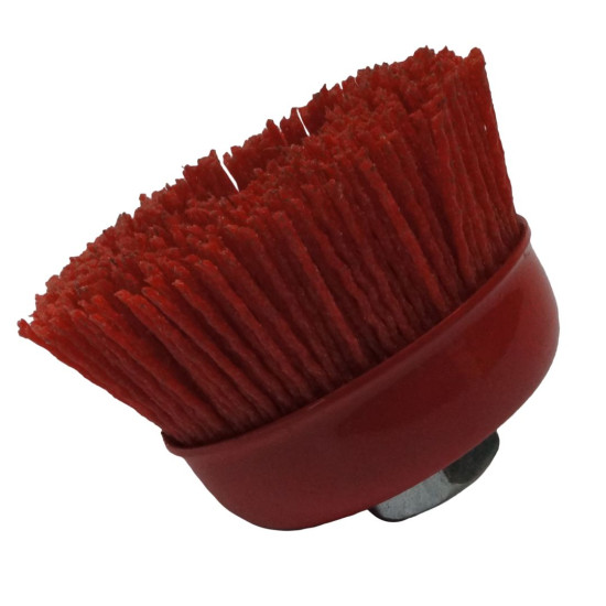 Cup brush 75mm nylon flex Cup brush 75mm nylon flex