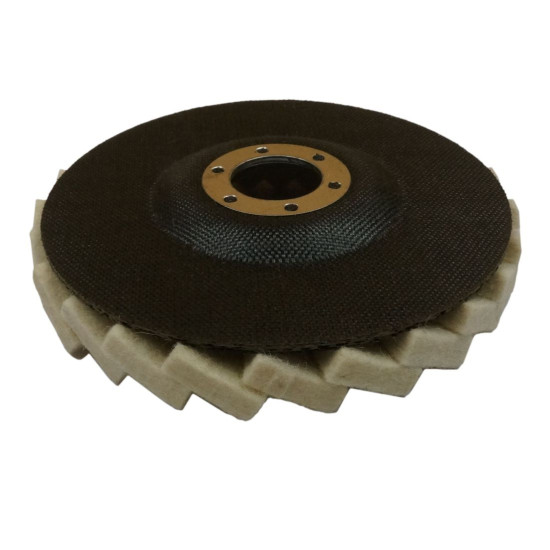 Wool polishing flap disc Wool polishing flap disc
