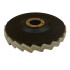 Wool polishing flap disc