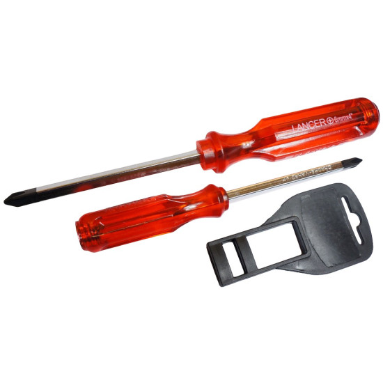 Отвертка рH2* 4" прозр. ручка