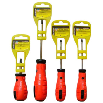 Screwdriver SL6*150 - red hndl