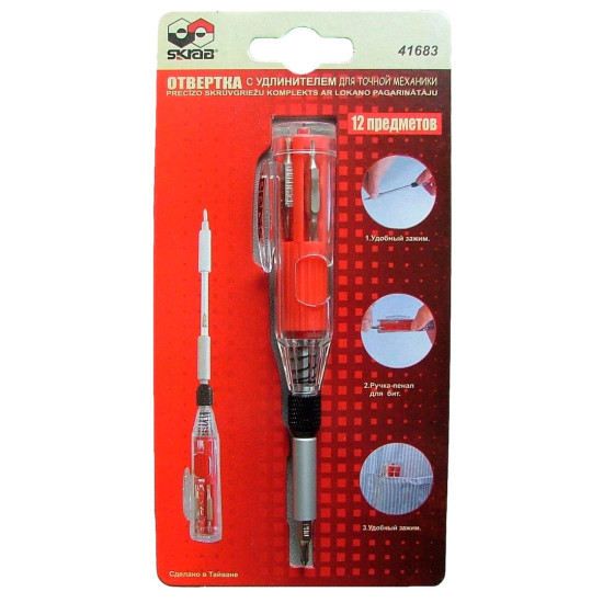 Prec. screwdriver set 12pcs