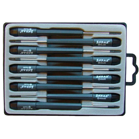 Screwdriver set microtip 9pcs