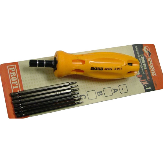 Prec. screwdriver 8 in 1