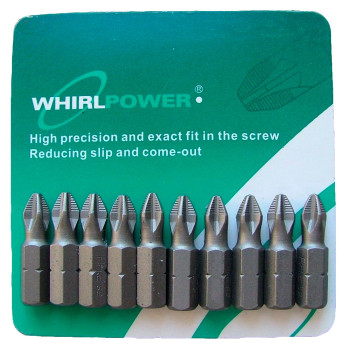 Bit set 10pcs 25mm ph2