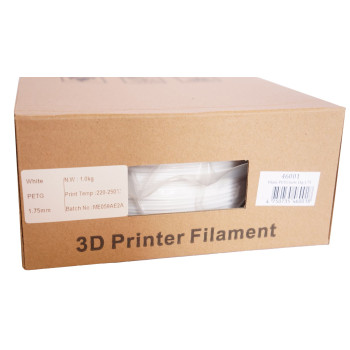 Filam. PETG white 1kg 1.75