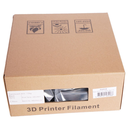 Fil. PETG carb. black 1kg 1.75
