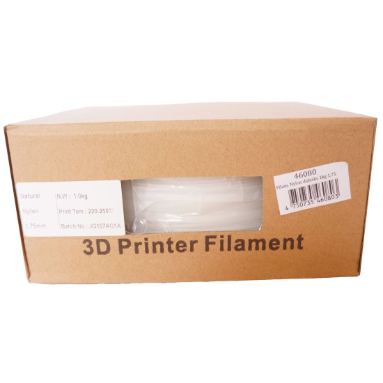 Filam. Nylon natural 1kg 1.75
