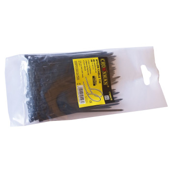 Hose 2.5x100mm 100pcs black