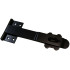 Door-bolt  black 250/90