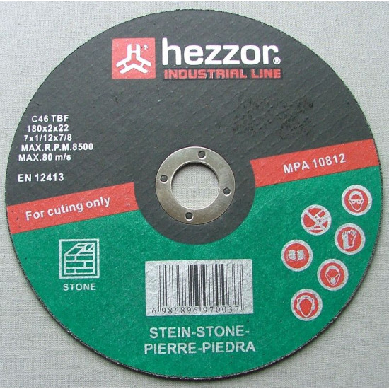 Cutting wheel 180*2.0*22mm ston