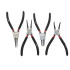 Circlip pliers set 4 pr. 8"; 200 mm