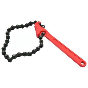 Oil filter wrench, 9", chain