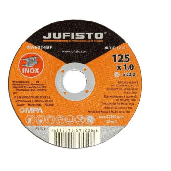 Cutting disc Ø125x0.8x22.2 INOX