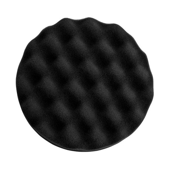 Polishing disc soft, black, grooved 150 mm