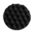 Polishing disc soft, black, grooved 150 mm