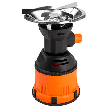 Piezo ignition stove, 190 g cylinder, stainless steel