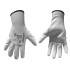 Work gloves white PU size 10
