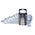 Set of 8-way socket wrenches with closed outlet O-O JUCO