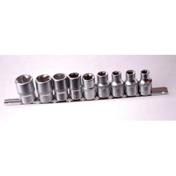 Set of sockets Torx + E type 10-24mm 1/2"; 9pr