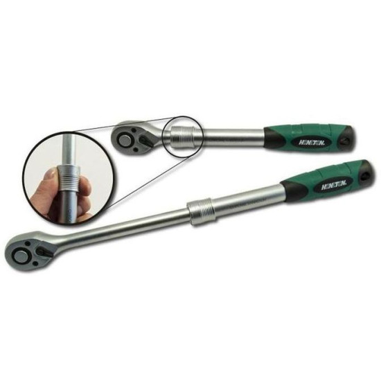 Telescopic ratchet 150-200mm 1/4"; 72z