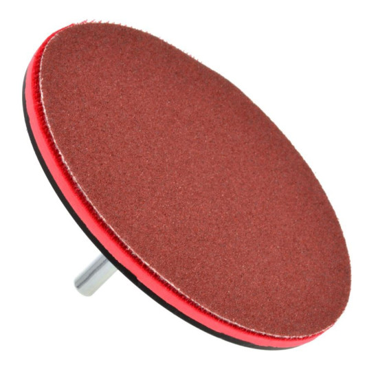 Velcro base Ø125mm with adapter 2mm thick.