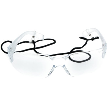 Safety glasses, polycarbonate, safety cord