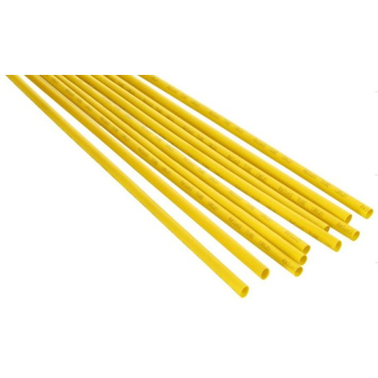 Heat-shrinkable tubes for connecting wires Ø3mm x 1m x 10gb (10m), yellow