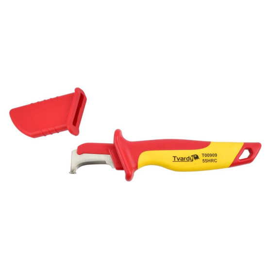Insulated knife for stripping 180mm cable.