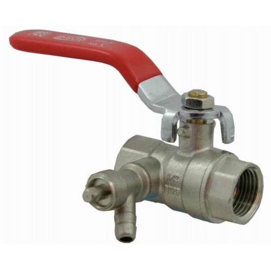 Ball valve with air vent PN10 3/4"