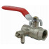 Ball valve with air vent PN10 3/4"