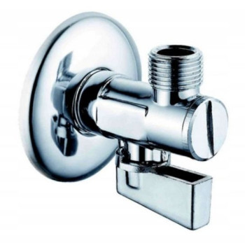 Dekoratiivne nurga kuulventiil filtriga 1/2 "x1/2"