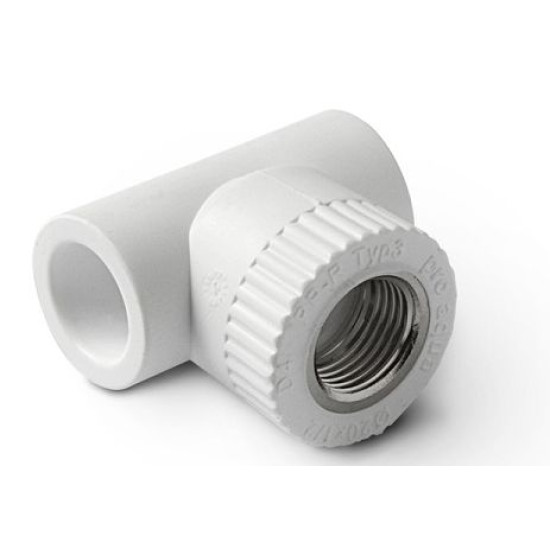 PP-R тройник IV 20*1/2"*20мм