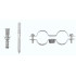 Pipe fasteners metal 3/8'' 15-19 mm