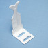 Wall mount white corner