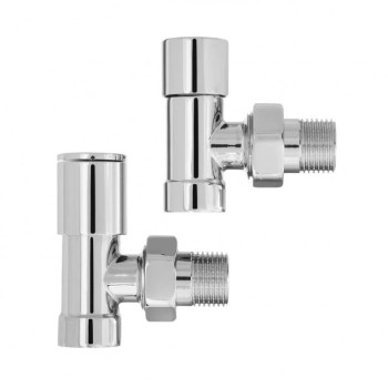 Chrome Valve Set 1/2" Angle