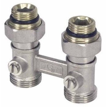 Balance valve, bottom 3/4"  angle connection with nipple