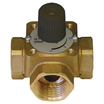Kolmekambriline klapp 1 1/2", kvs=25 Kolmekambriline klapp 1 1/2", kvs=25