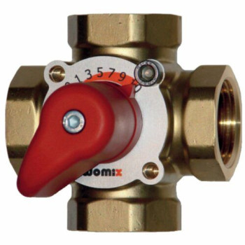 Four-way valve 1 1/2" Womix 28kVs