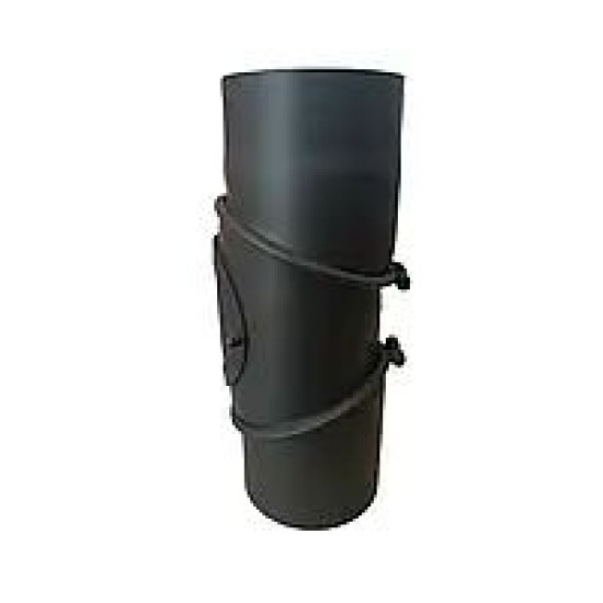 Adjustable elbow with revision three-section 0-90º Ø150x2mm Adjustable elbow with revision three-section 0-90º Ø150x2mm