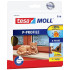 Sealing Strip tesa P-profile, brown, L-6 m