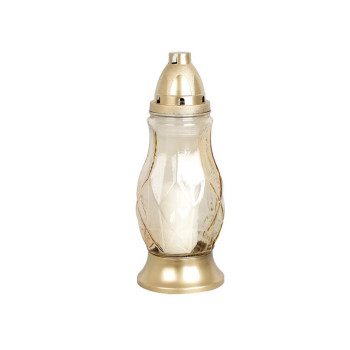 Kahanec Grave, gold glass, 40 h, 110 g, height 28 cm, for grave