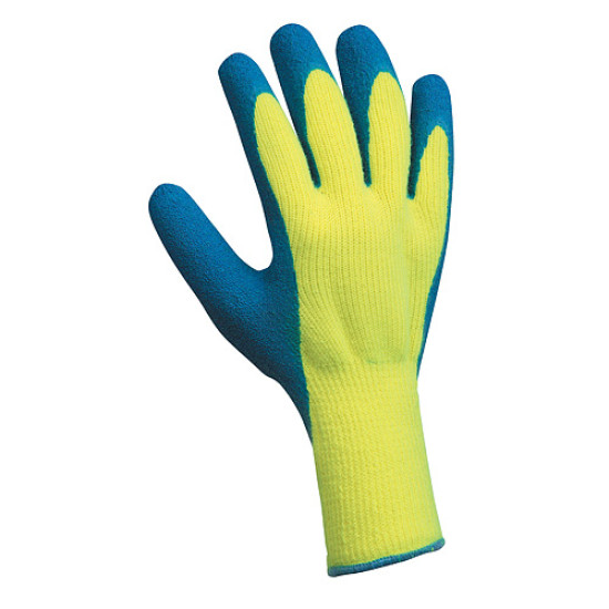 BLUETAIL 10 gloves, acrylic, semi-dipped latex, winter